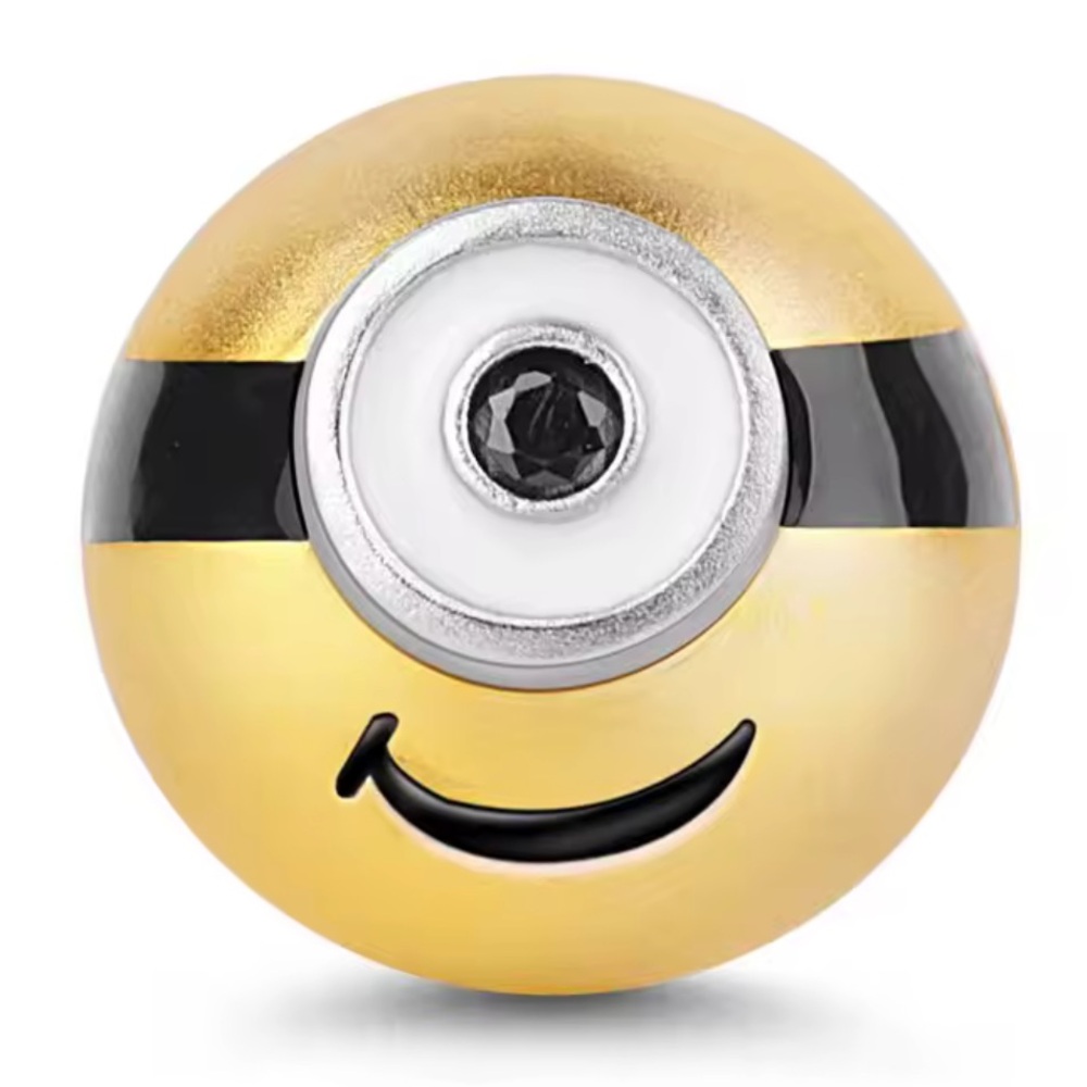 NWOT Despicable Me Bounce Ball Minion Charm Sterling Silver 925